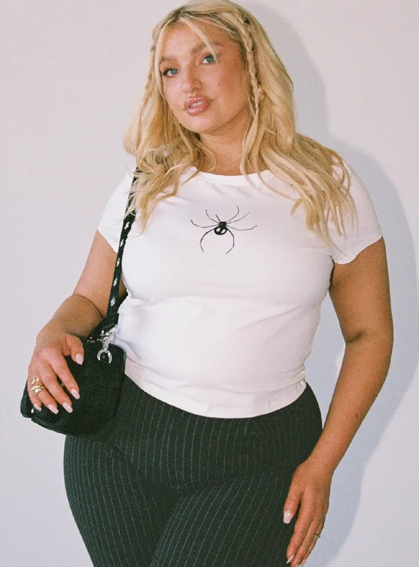 Stylish and comfortable outfits for women   Archana Top White Curve