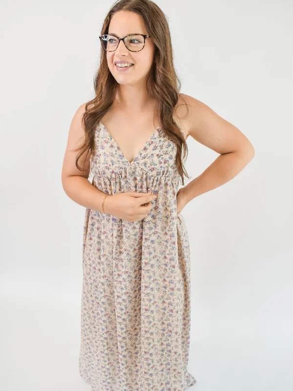 Feminine silhouettes for the modern woman   Radiate Positivity Floral Maxi Dress