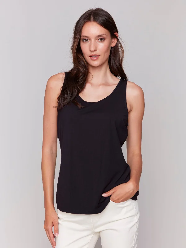 The ultimate destination for women’s clothing   Reversible Bamboo Cami - Black