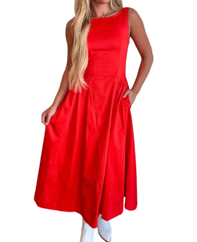 Trendy women’s clothing with a modern twist   Endless Elegance Maxi Dress In Red