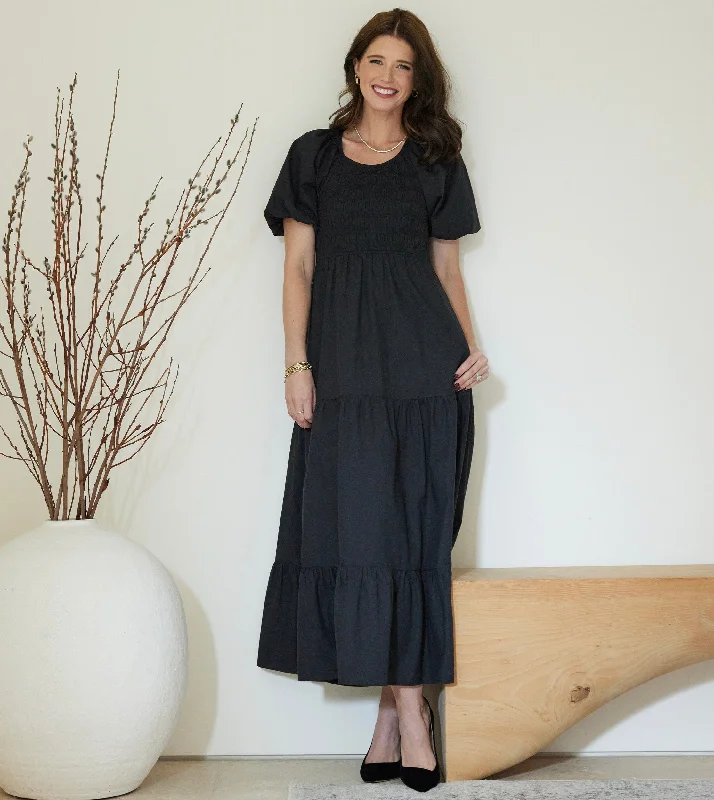 Montecito Midi Dress | Black