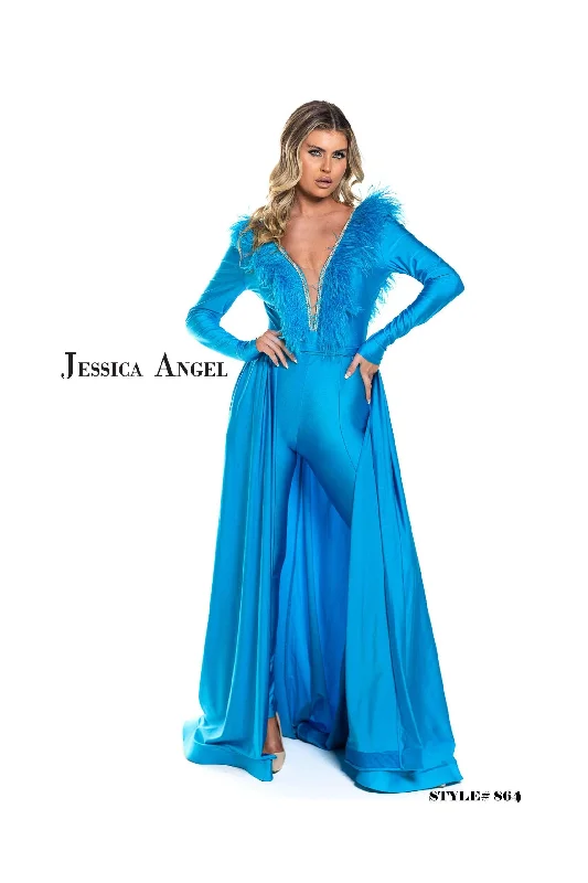 Jessica Angel Long Sleeve Formal Jumpsuit 864