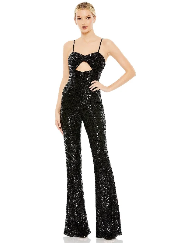 Mac Duggal 42017 Formal Spaghetti Strap Jumpsuit