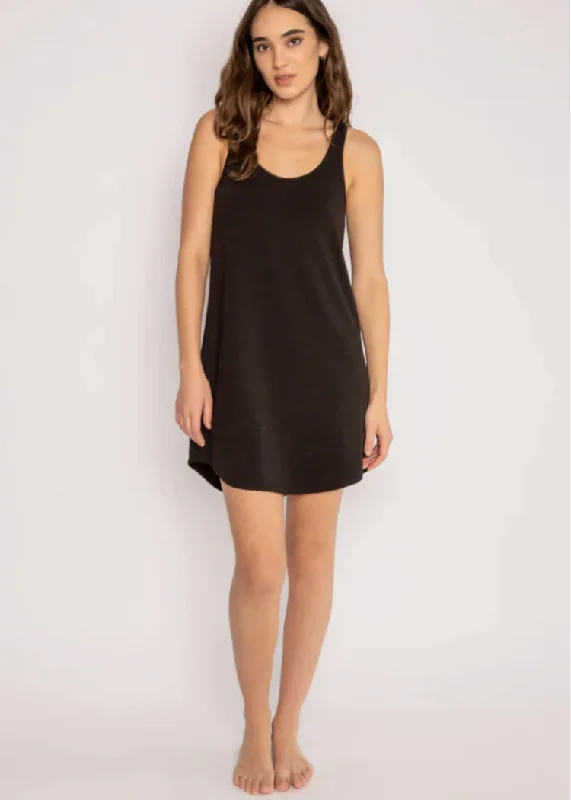 PJ Salvage Jammie Essentials Dress - Black