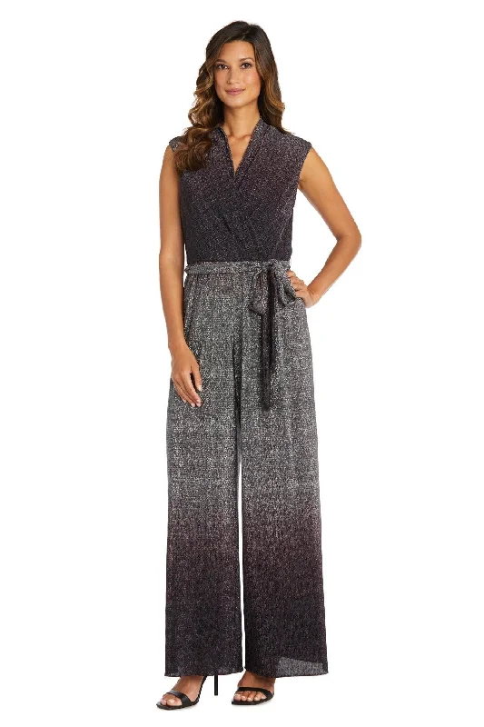 R&M Richards 9110 Long Formal Ombre Jumpsuit