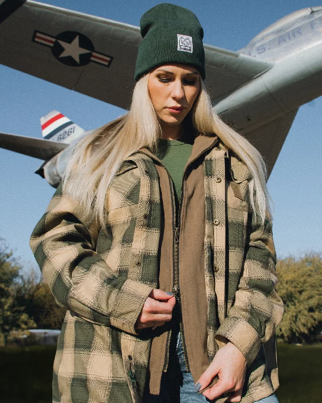 Women's Squadron Hooded Flannel Jacket