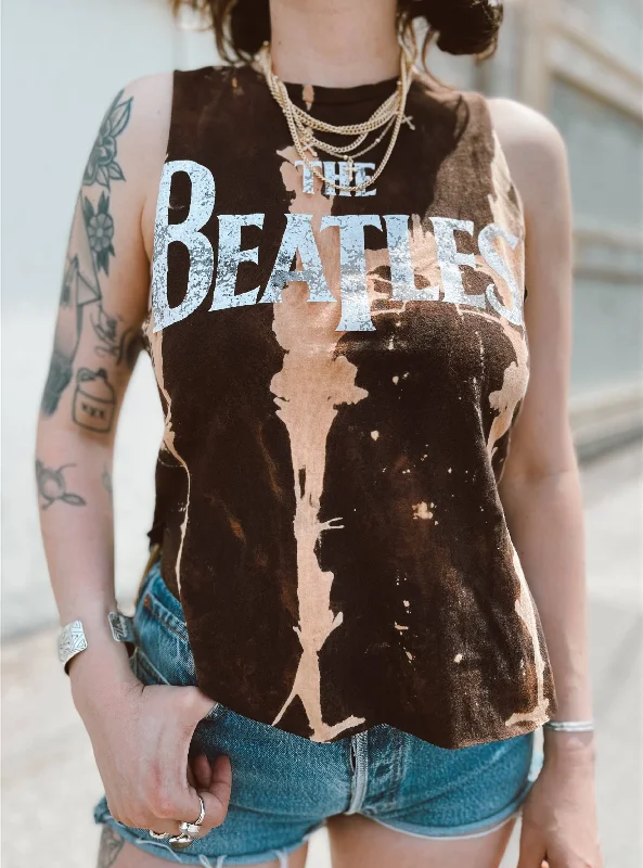 Chop Shop The Beatles Bleached Tank