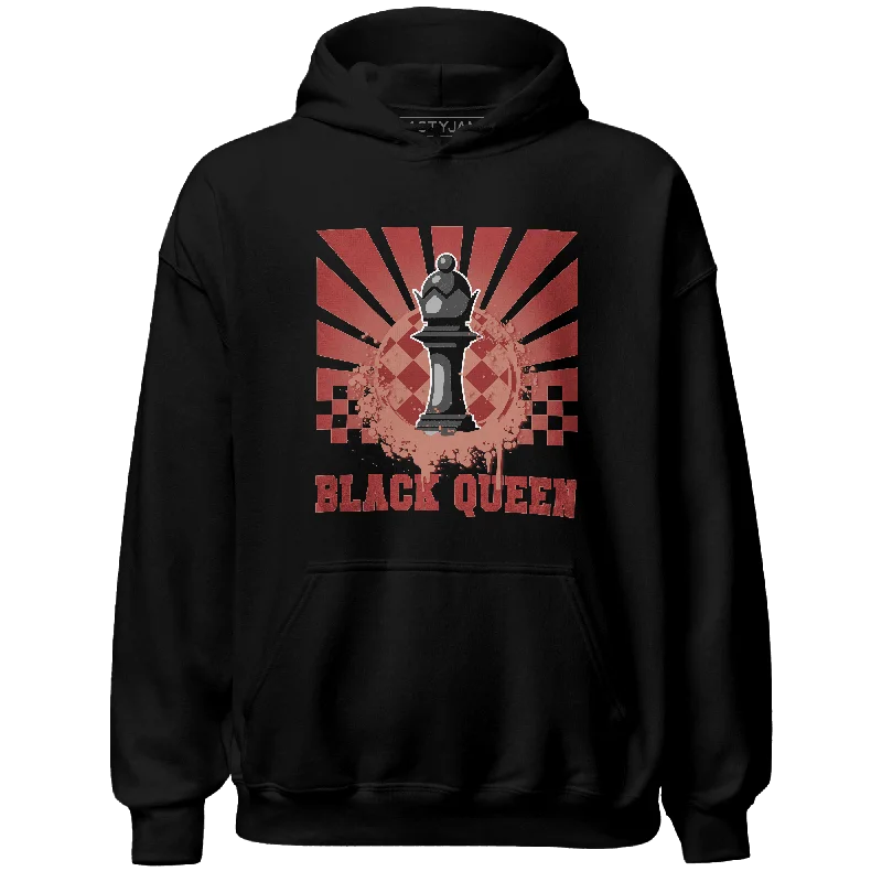 NastyJamz Dune Red 13s Hoodie Match Black Queen Collection