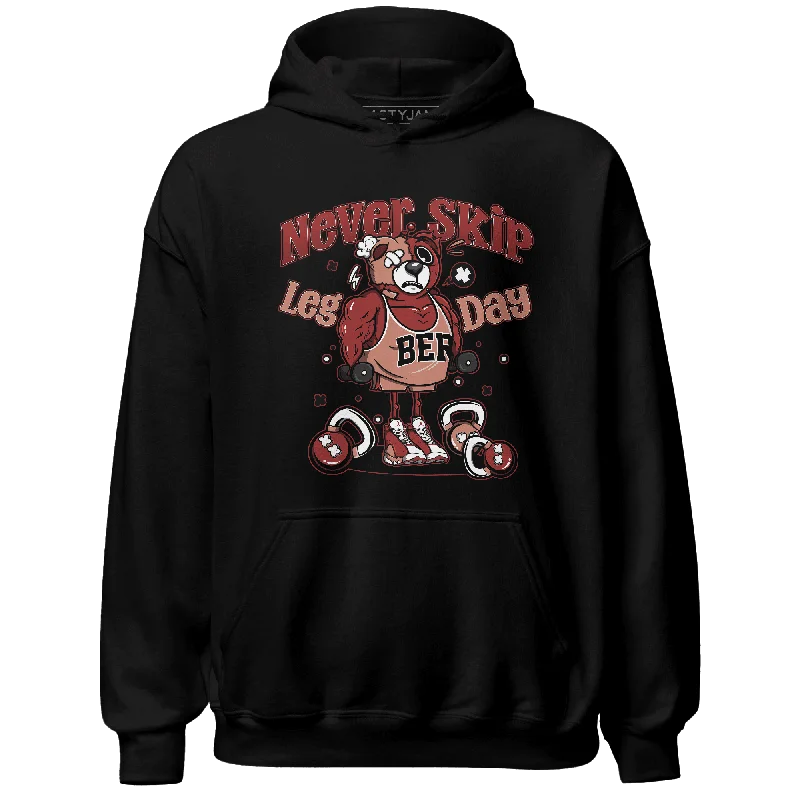 NastyJamz Dune Red 13s Hoodie Match Leg Day BER