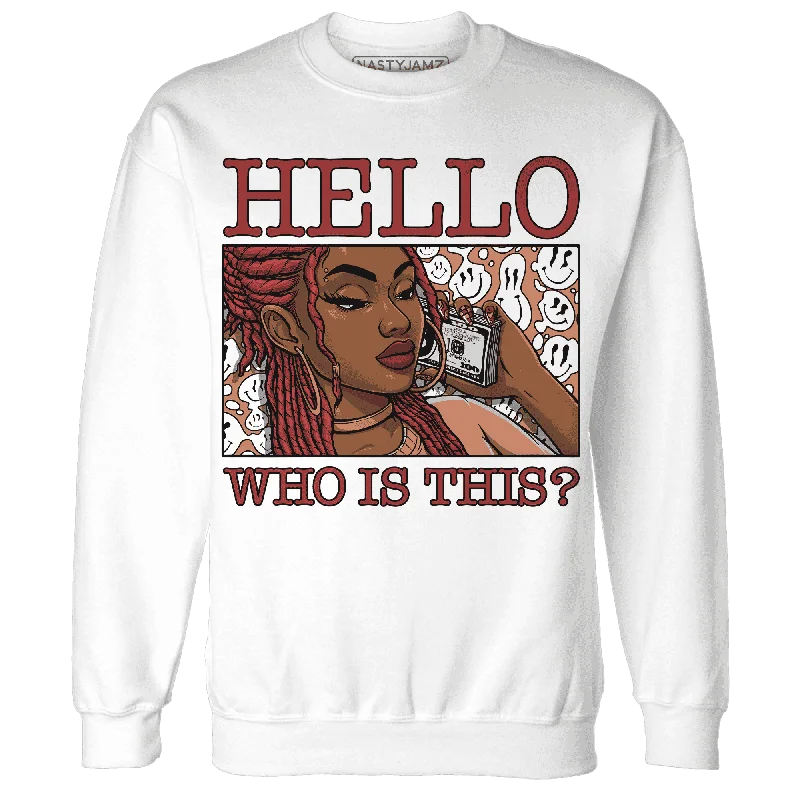 NastyJamz Dune Red 13s Sweatshirt Match Hello Girl