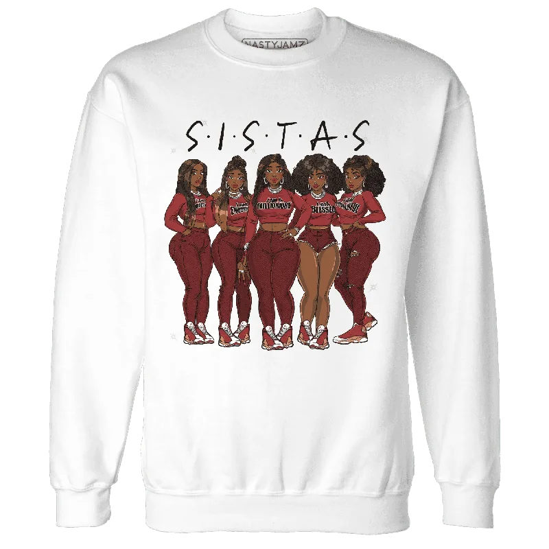 NastyJamz Dune Red 13s Sweatshirt Match Sistas Melanin Girl