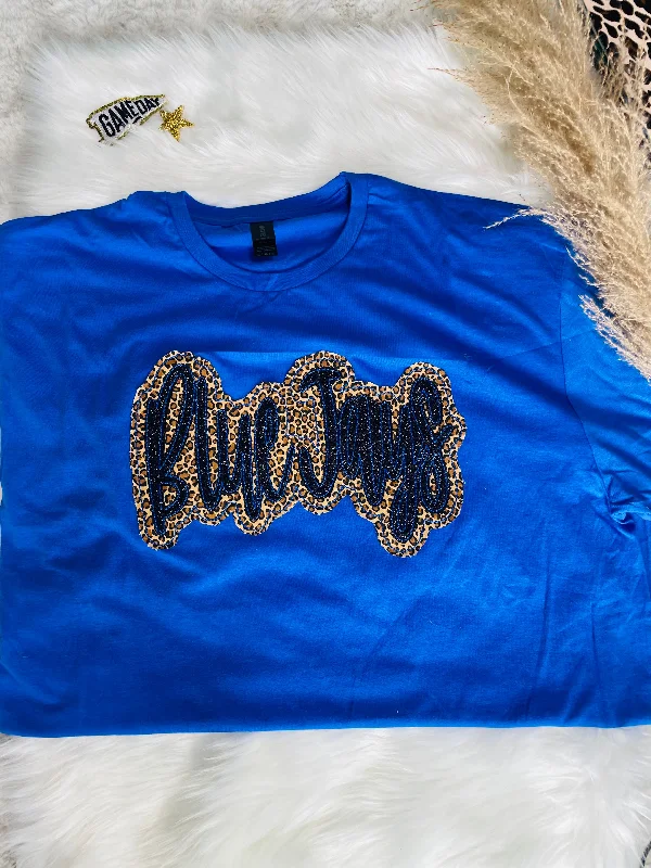 Embroidery Up Blue Jays Tee