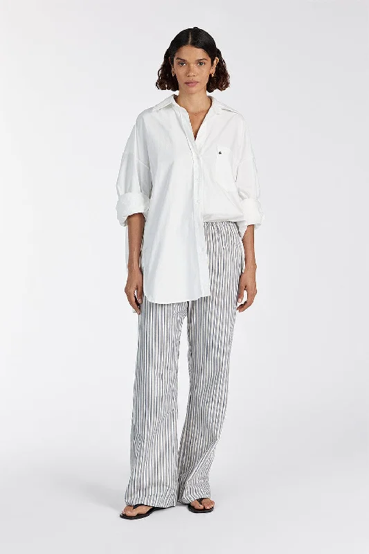 EZRA BLUE STRIPE DRAWSTRING PANT