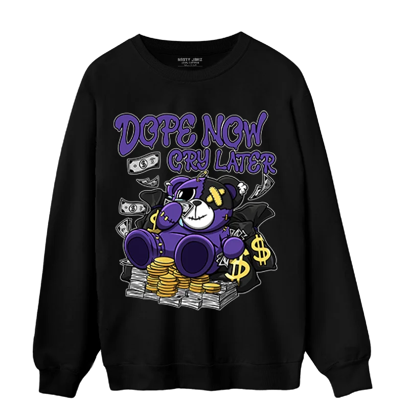 NastyJamz Field Purple 12s Sweatshirt Match Money Cry BER