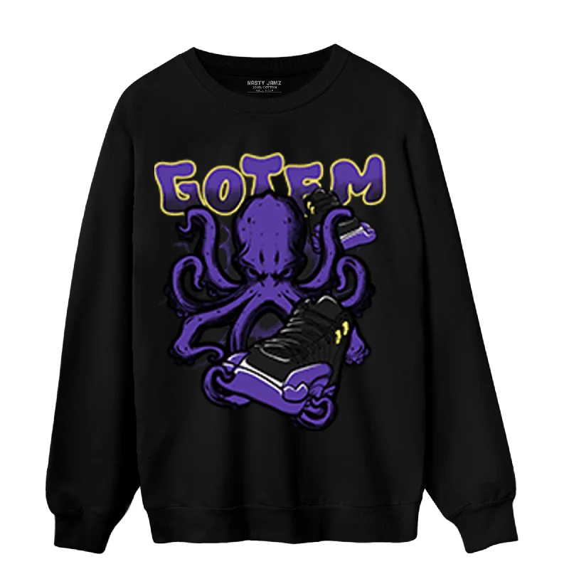 NastyJamz Field Purple 12s Sweatshirt Match Octopus Got Em