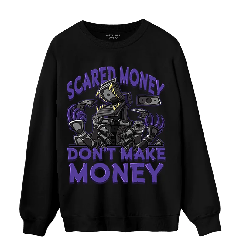 NastyJamz Field Purple 12s Sweatshirt Match Scared Moneyy