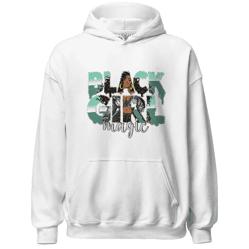 NastyJamz Green Glow 3s Hoodie Match Black Girl Magic