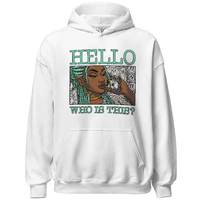 NastyJamz Green Glow 3s Hoodie Match Hello Girl