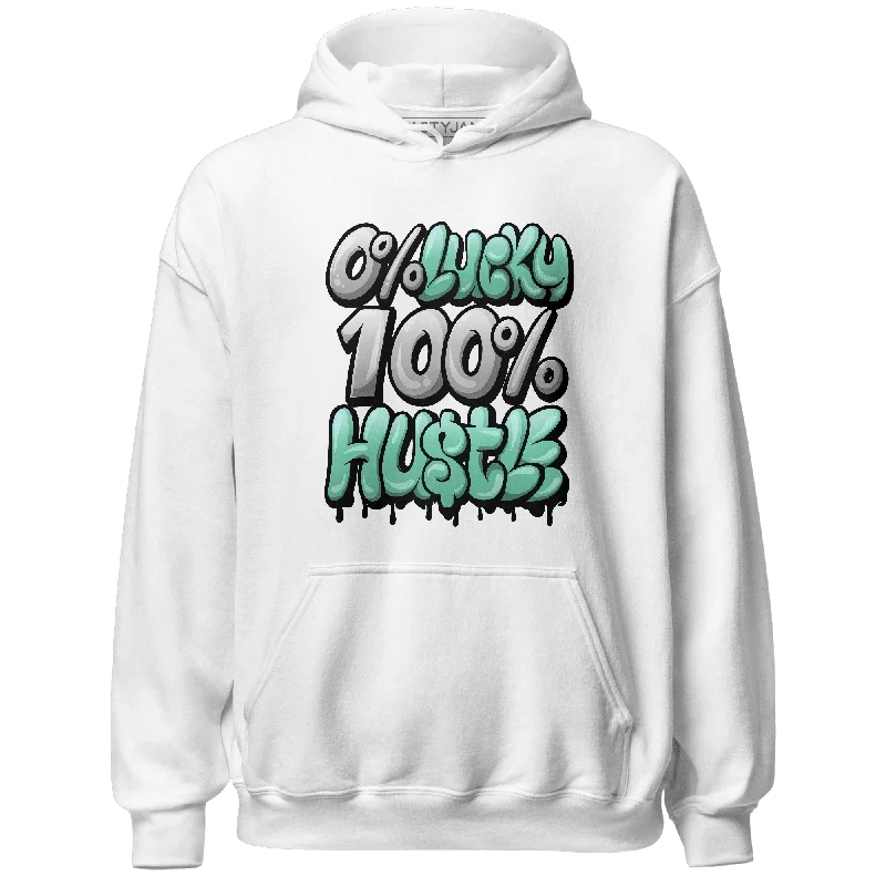 NastyJamz High OG Green Glow 1s Hoodie Match Lucky Hustle