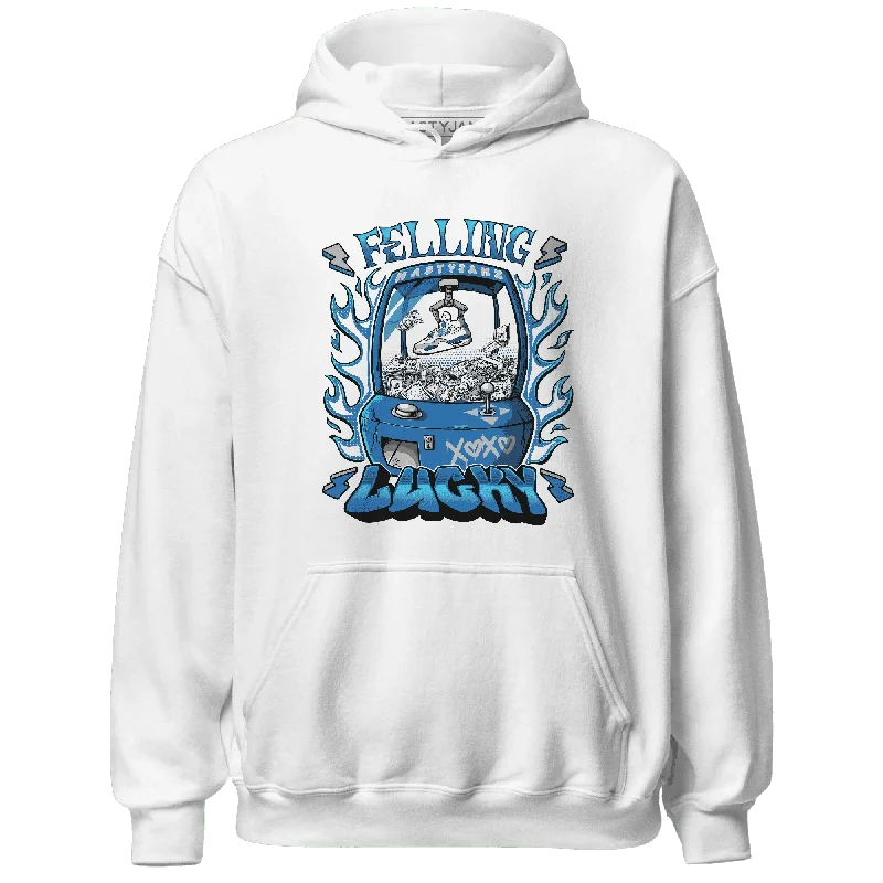 NastyJamz Industrial Blue 4s Hoodie Match  Feeling Lucky