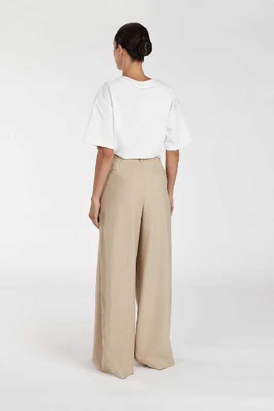 LOUIE NATURAL WIDE LEG PANT