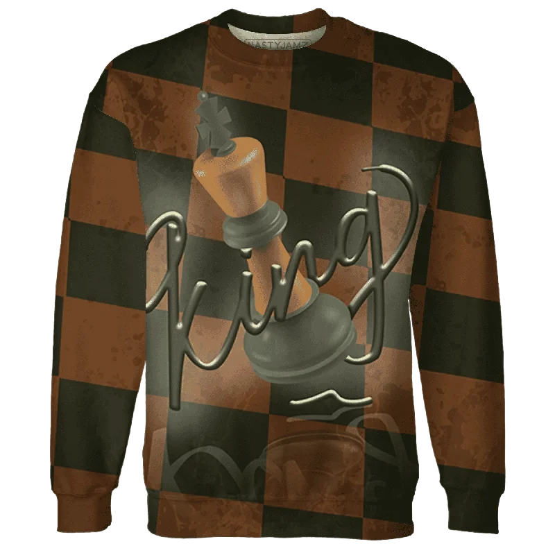 NastyJamz Olive 5s Sweatshirt Match Black King 3D