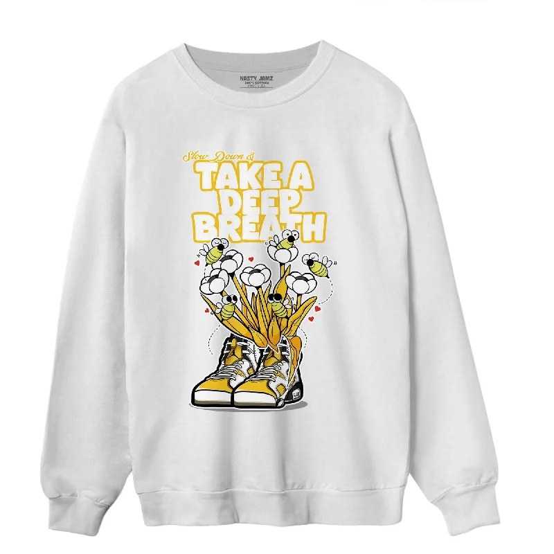 NastyJamz Yellow Ochre 6s Sweatshirt Match Bee Sneaker