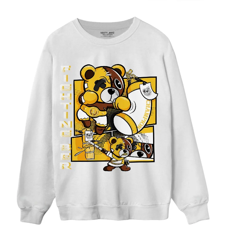 NastyJamz Yellow Ochre 6s Sweatshirt Match BER Fighting Boxing