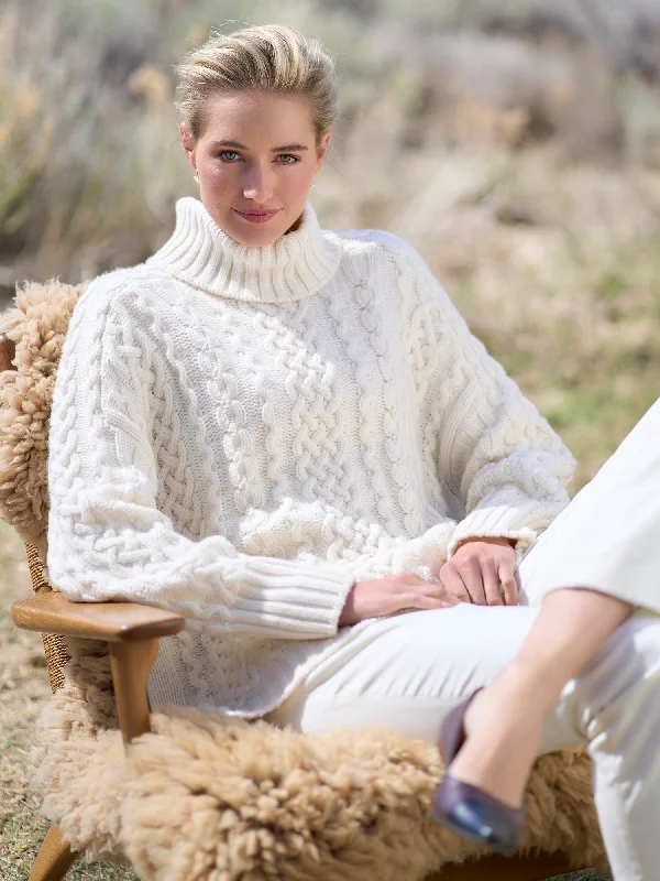 Burmesa Cashmere Turtleneck Sweater