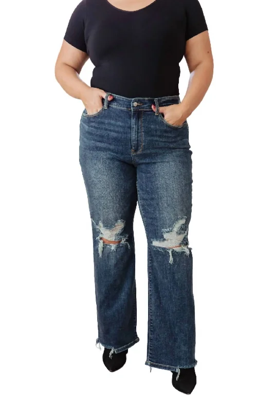 Modern fashion pieces designed for all women High Rise 90's Straight Jeans In Dark Wash Modern fashion pieces designed for all women High Rise 90's Straight Jeans In Dark Wash