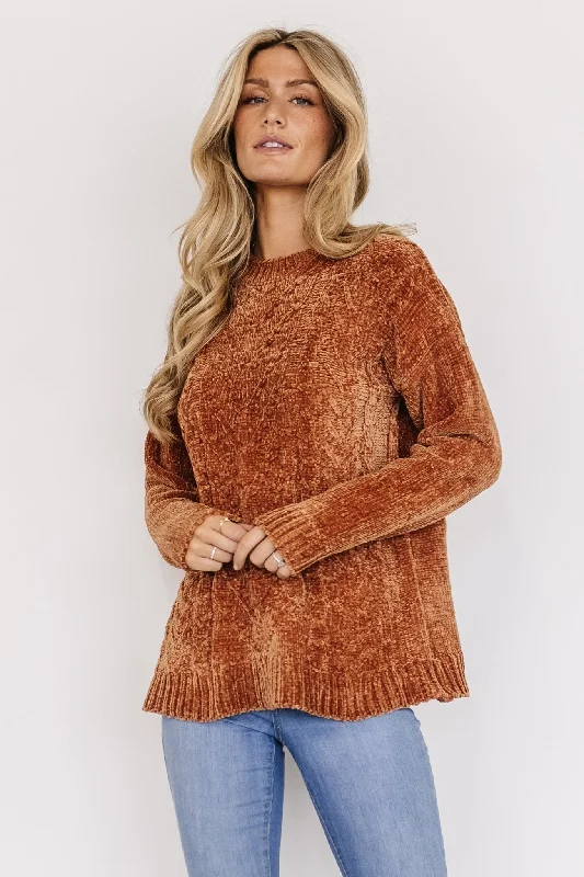 Jillian Knit Sweater | Copper