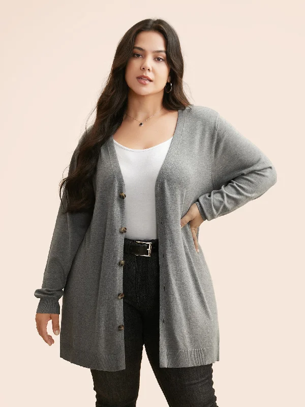 Supersoft Essentials Plain Kimono Collar Cardigan