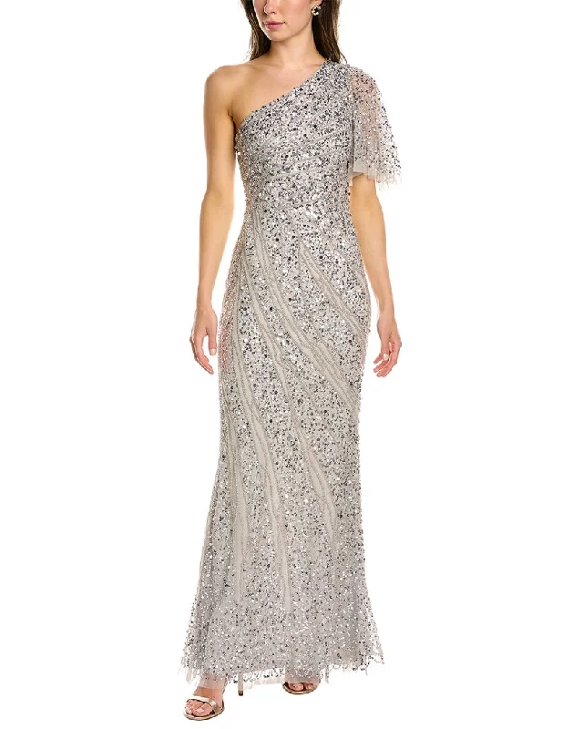 Bold, confident, and stylish women’s clothing   Aidan Mattox Beaded Gown