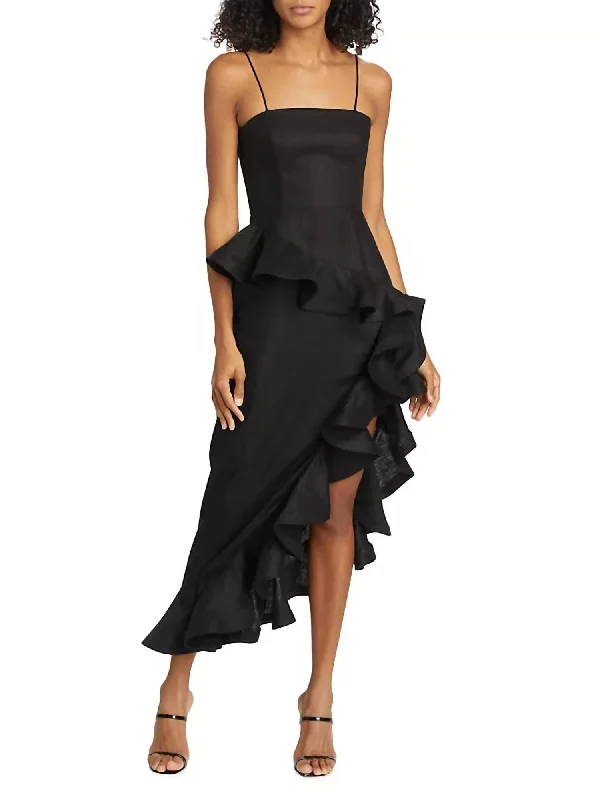 Classic pieces for a timeless wardrobe   Harmony Tango Dress In Black