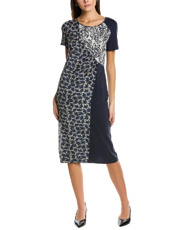 Luxurious fabrics and modern designs for women   Weekend Max Mara Cuba Silk-Blend Sheath Dress