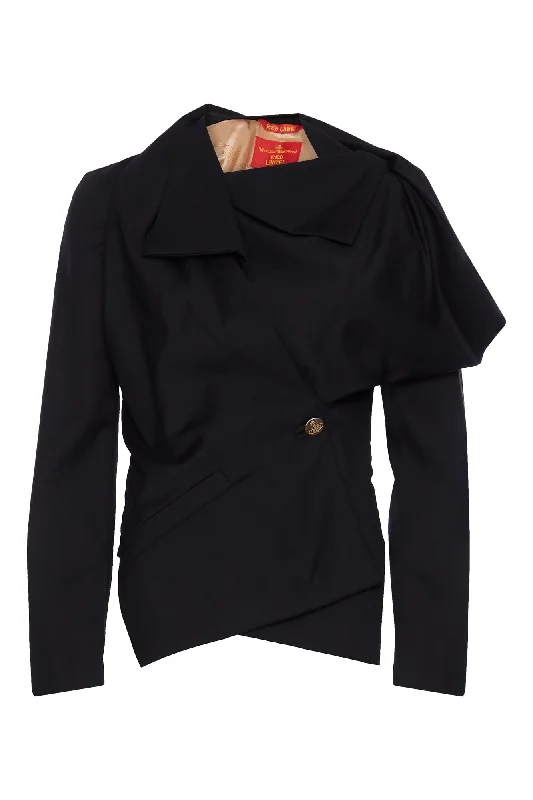 2000s Vivienne Westwood Red Label Black Wool Jacket