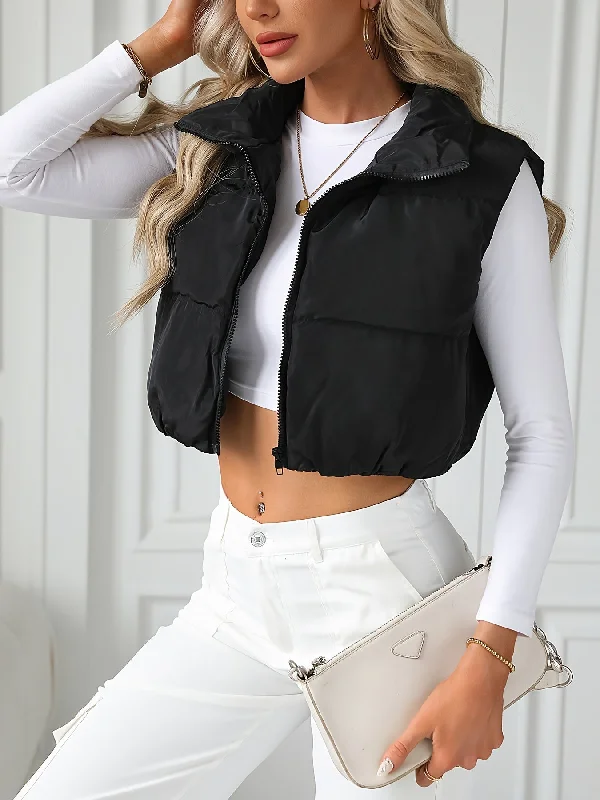 Maddison - Cropped Vest Coat