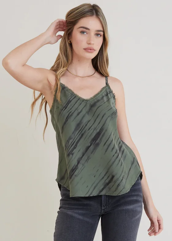 Bella Dahl Ash Frayed Cami - Final Sale 50% off in cart