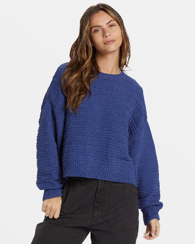 Evie Sweater - I Sea Indigo