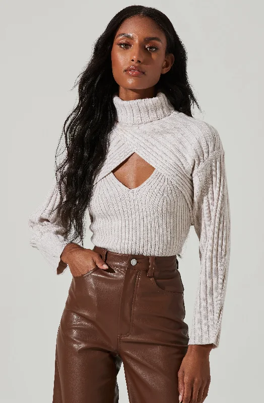 Soraya Turtleneck Shrug Sweater Set