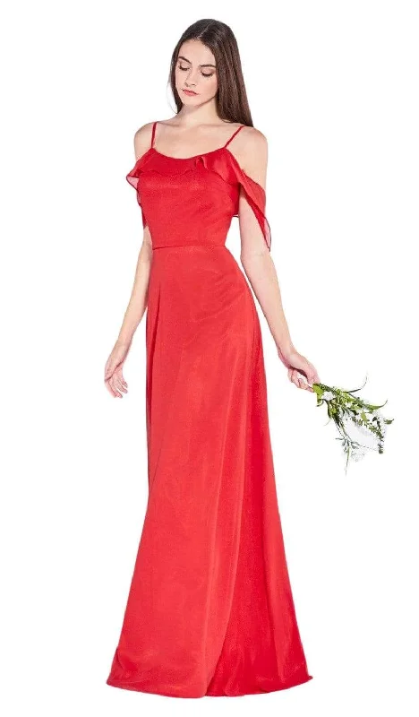 Find your perfect fit with stylish women’s clothing   Ladivine 1018 - Fitted Flutter Sleeve Scoop Neck Dress